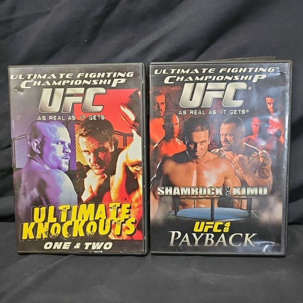 2 Ufc Dvd Lot (Ultimate Knockouts 1&2 And Ufc 48)